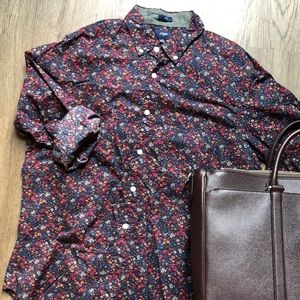 J Crew Floral Button Down
